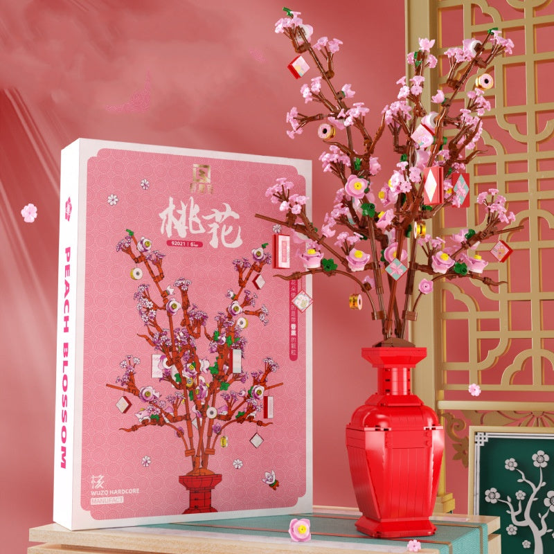 Pfirsichblüten-Vase zum Zusammenbauen | LuxeStyle