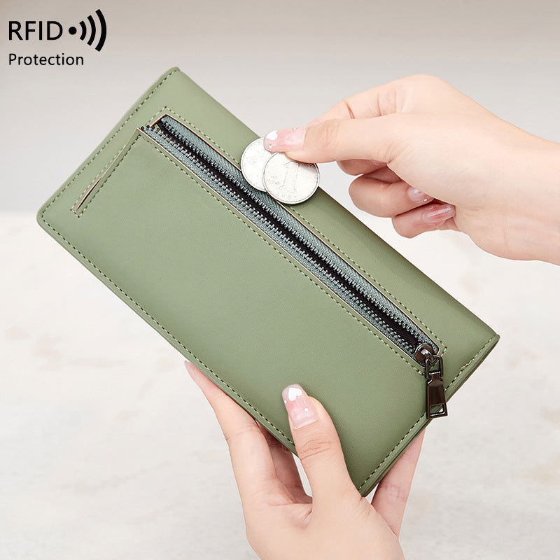 Einfaches Portemonnaie mit RFID-Schutz