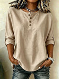 Damen Atmungsaktives 3/4-Arm-Shirt mit Manschetten