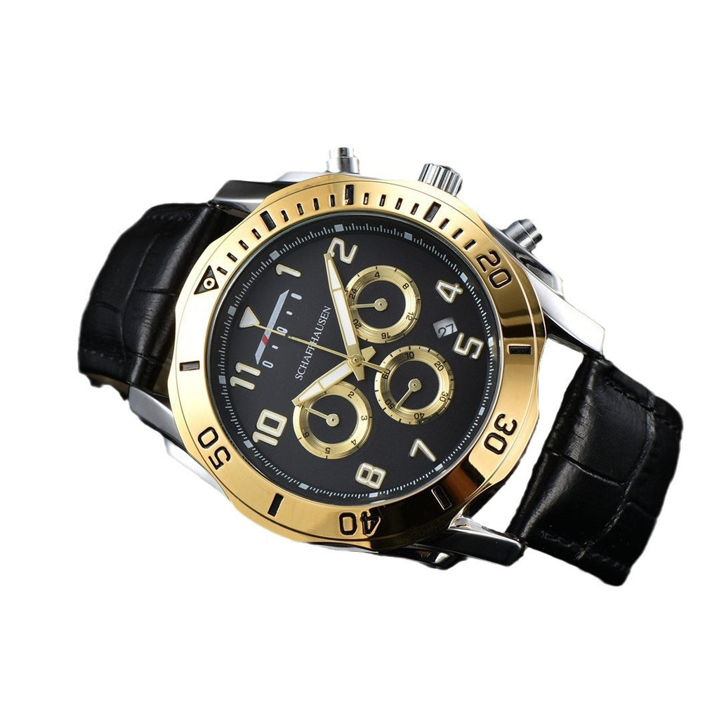 Herren Business Quarzuhr mit Chronograph