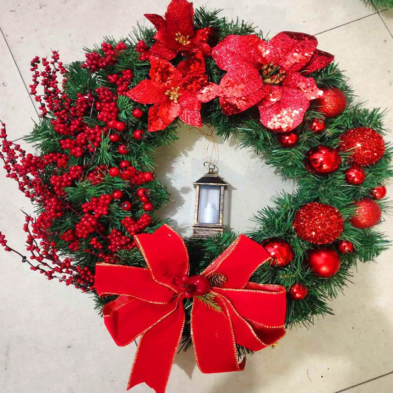 Weihnachtskranz – Türkranz Girlande aus Holz – Bild 4 | LuxeStyle