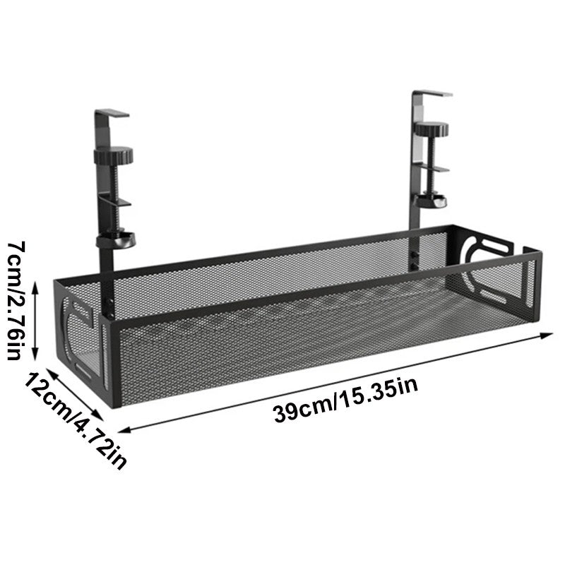 Kabelmanagement-Tray für unter den Schreibtisch