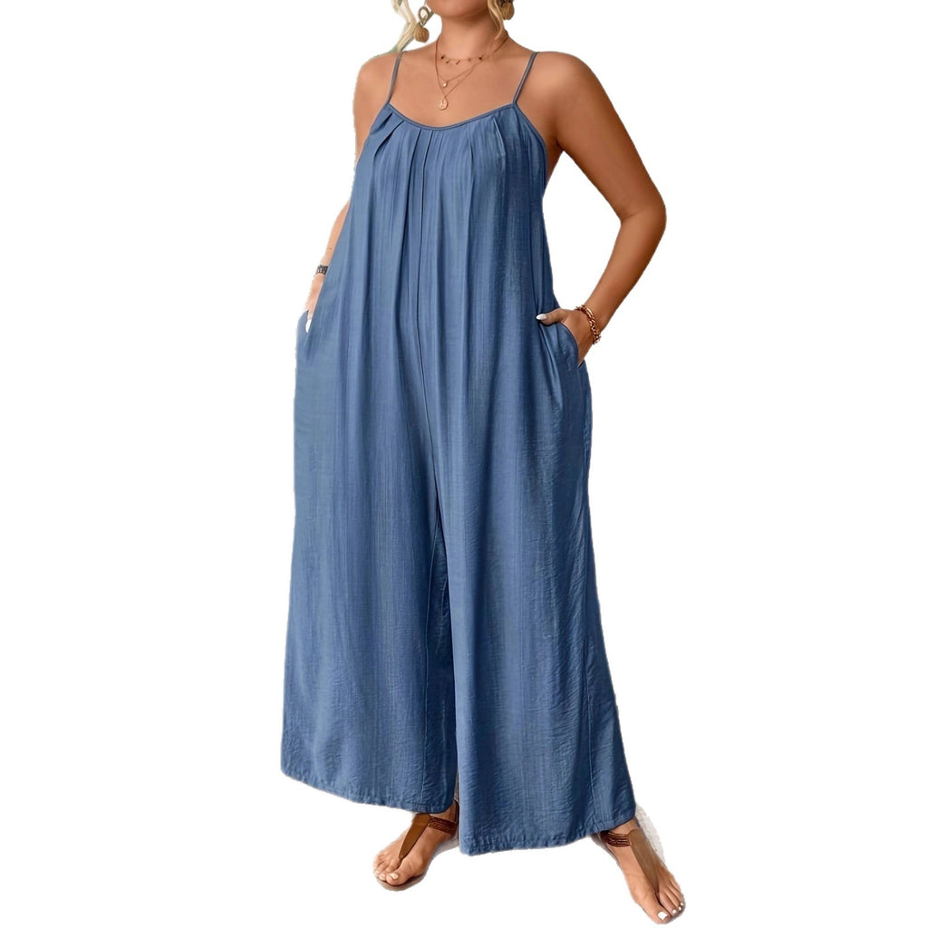 Eleganter Casual Jumpsuit mit weitem Bein