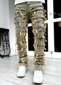 Individuelle Patched Jeans für Herren