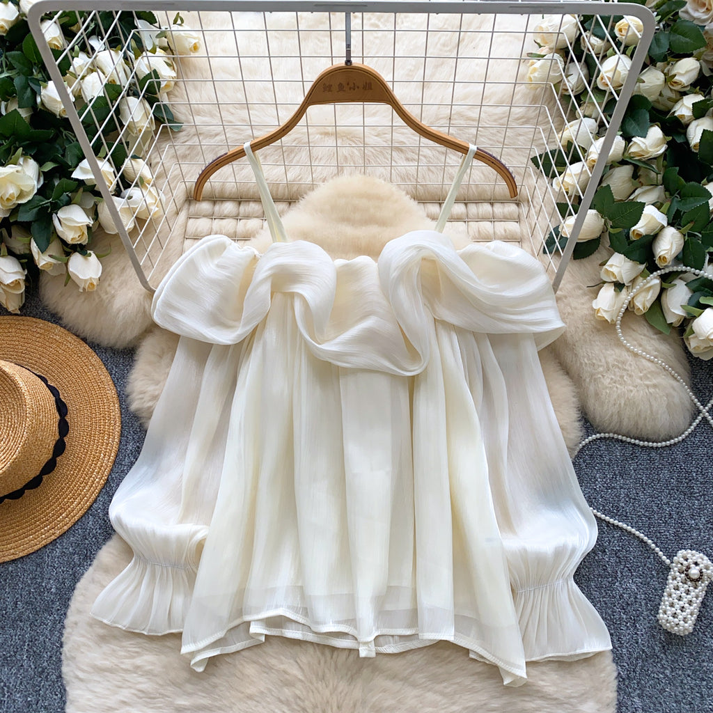 Elegante Chiffon-Cami mit 3D-Effekt