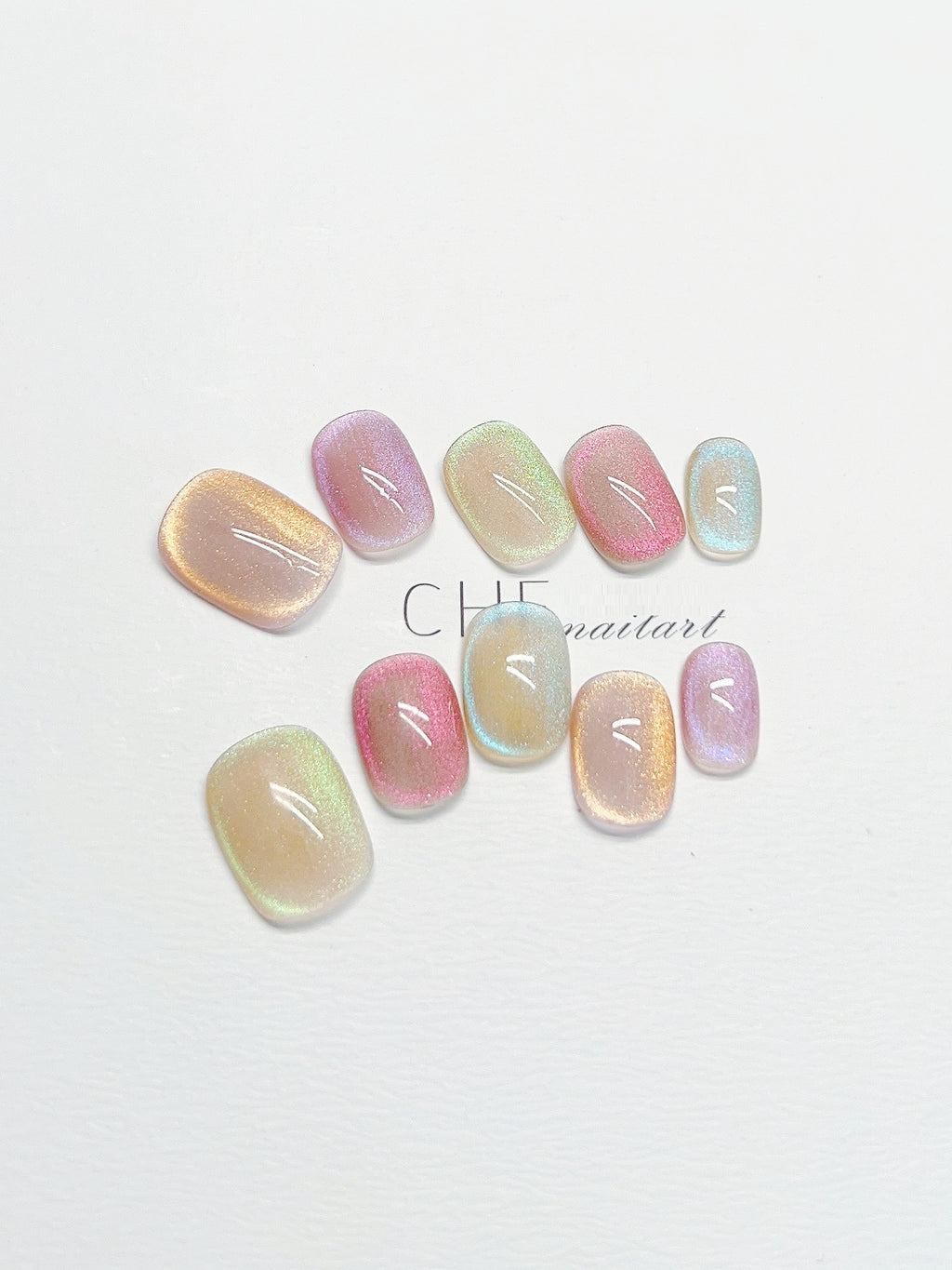 Dopamine Cat's Eye Press-on Nägel – Bild 4 | LuxeStyle