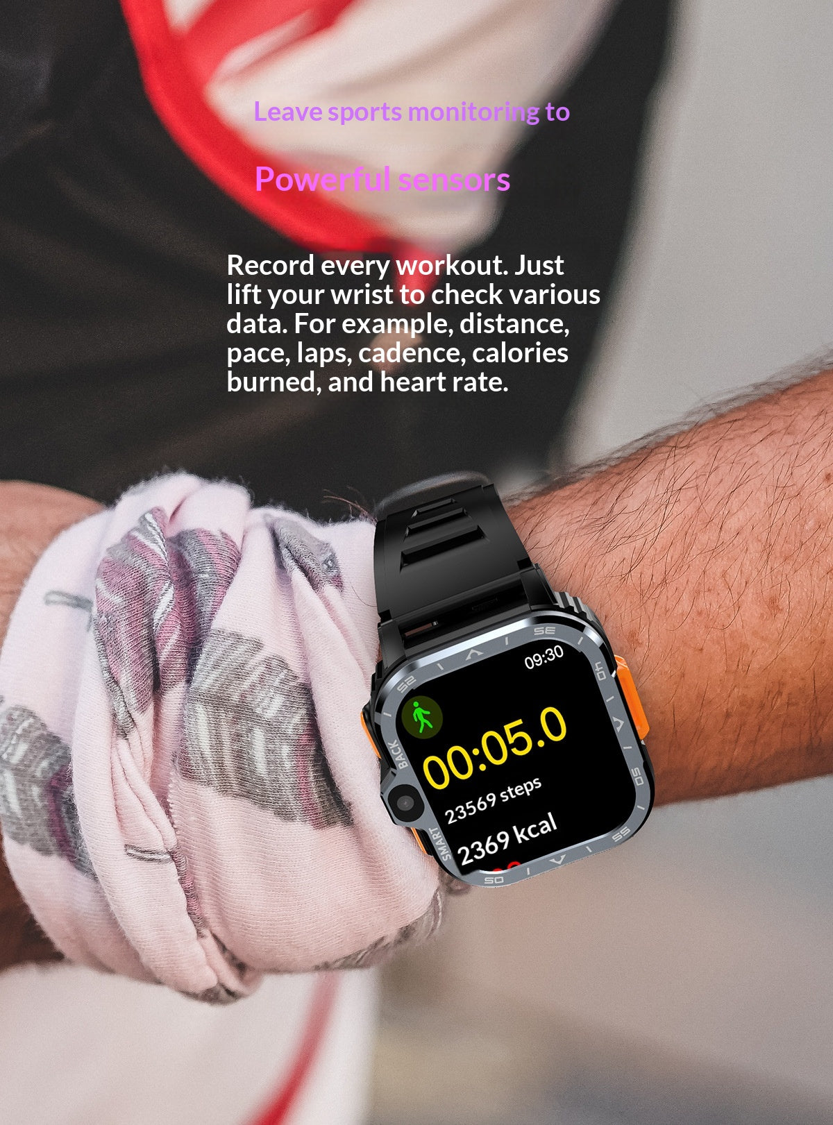 Smartwatch mit Kamera und Telefonfunktion