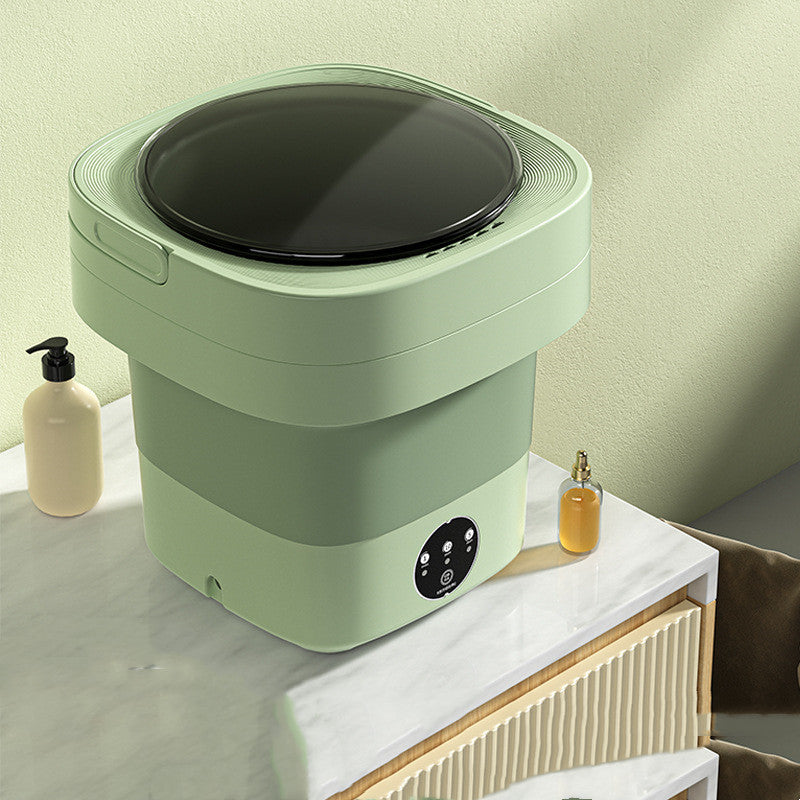 Faltbare Mini-Waschmaschine mit Schleuderfunktion
