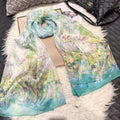 Seidenschal mit digitalem Print – leichte Luftigkeit | LuxeStyle