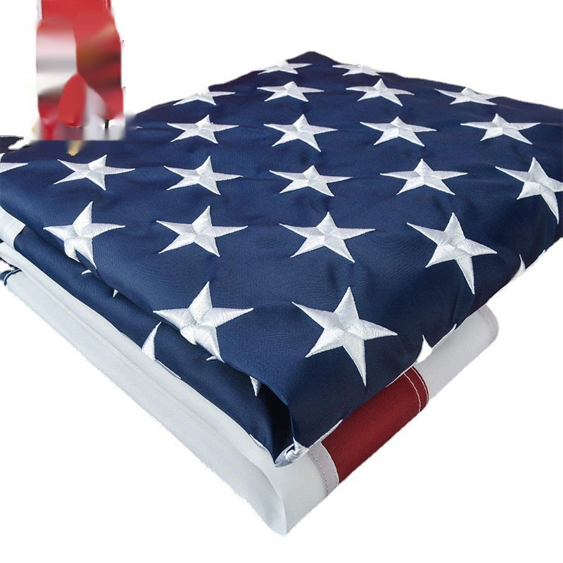 Bestickte US-Flagge aus Oxford-Stoff – Bild 5 | LuxeStyle