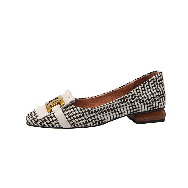 Koreanische Square-Toe Mary Jane Pumps | LuxeStyle