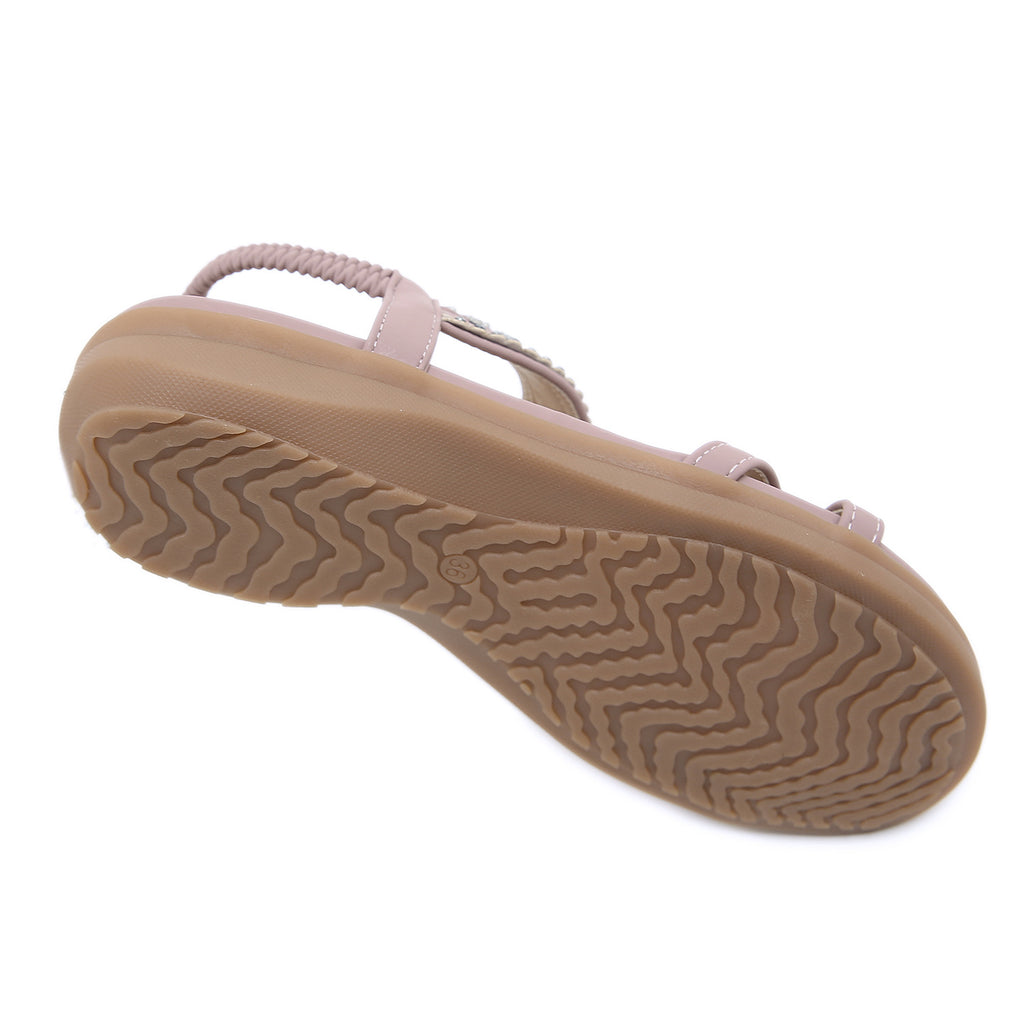 Bohemian Strass-Sandalen mit runder Zehenpartie – Bild 4 | LuxeStyle