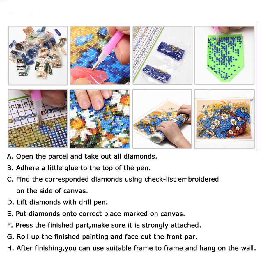 5D Diamond Painting «Edle Pfingstrose»