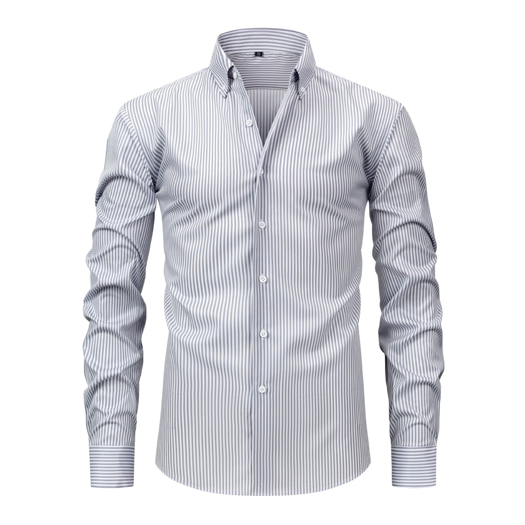 Anti-Falten Business Casual Stripes Shirt – Bild 4 | LuxeStyle