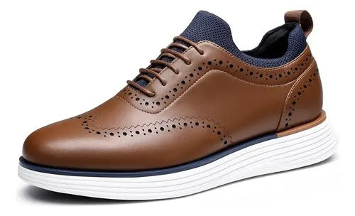 Low-Top Herren Sneaker aus synthetischem Leder – Bild 7 | LuxeStyle