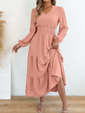 A-Linien Strickkleid mit Pompon und Taillengürtel – Bild 2 | LuxeStyle