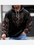 Herren Kapuzenpullover Langarm Casual