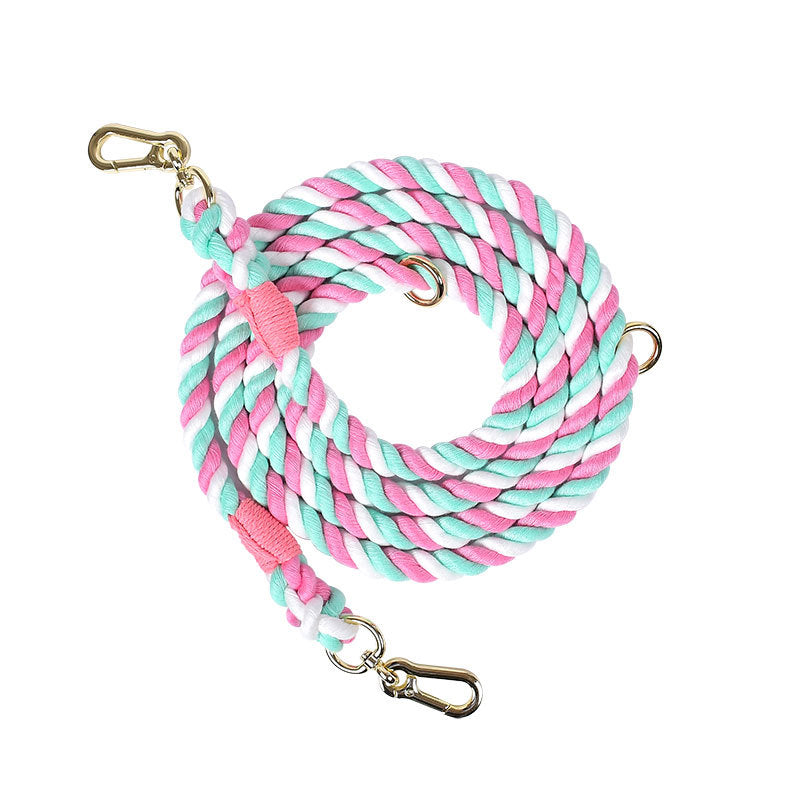 Regenbogen-Hundeleine, multifunktional – Bild 2 | LuxeStyle