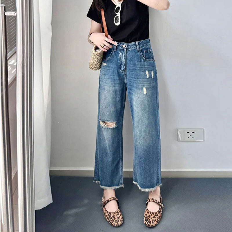 Bequeme Capri-Jeans im Casual-Look