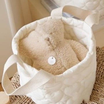 Gesteppter Aufbewahrungskorb «Love» oder «Bär» – Bild 7 | LuxeStyle