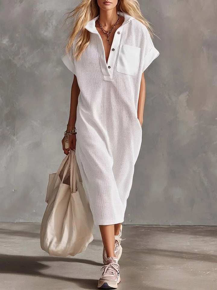 Elegantes Kurzarm-Kleid