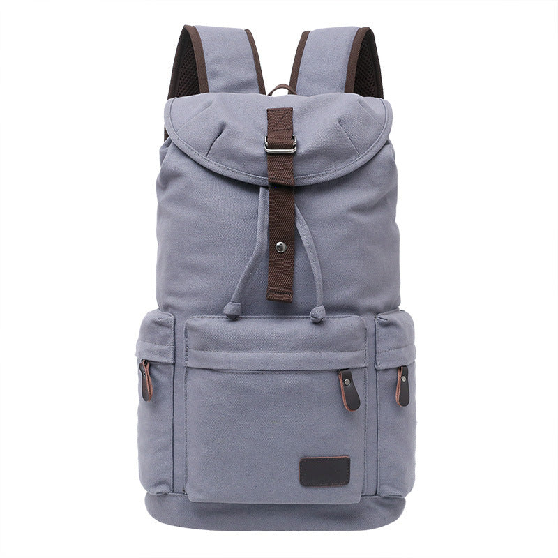 Canvas Rucksack Retro, 30×47×15 cm, 20-35 L | LuxeStyle