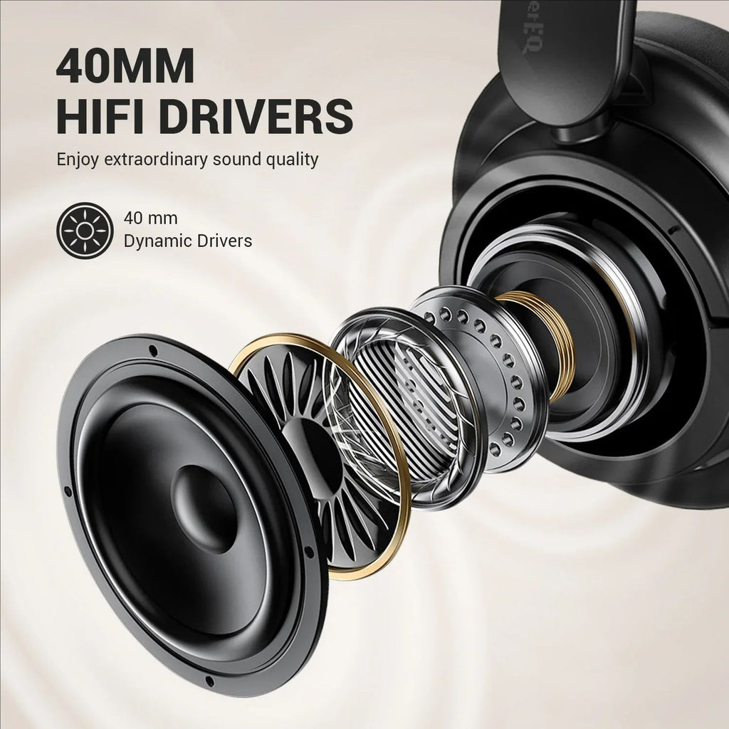 Bluetooth 5.3 Kopfhörer mit Stereo-Sound