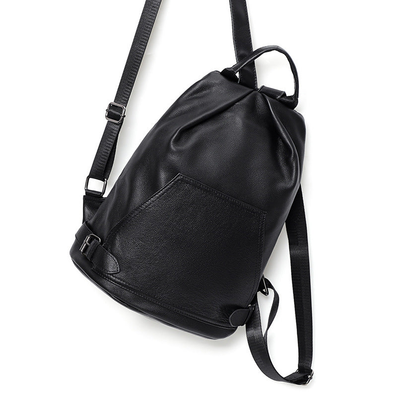 Anti-Diebstahl Rucksack aus echtem Leder – Bild 2 | LuxeStyle