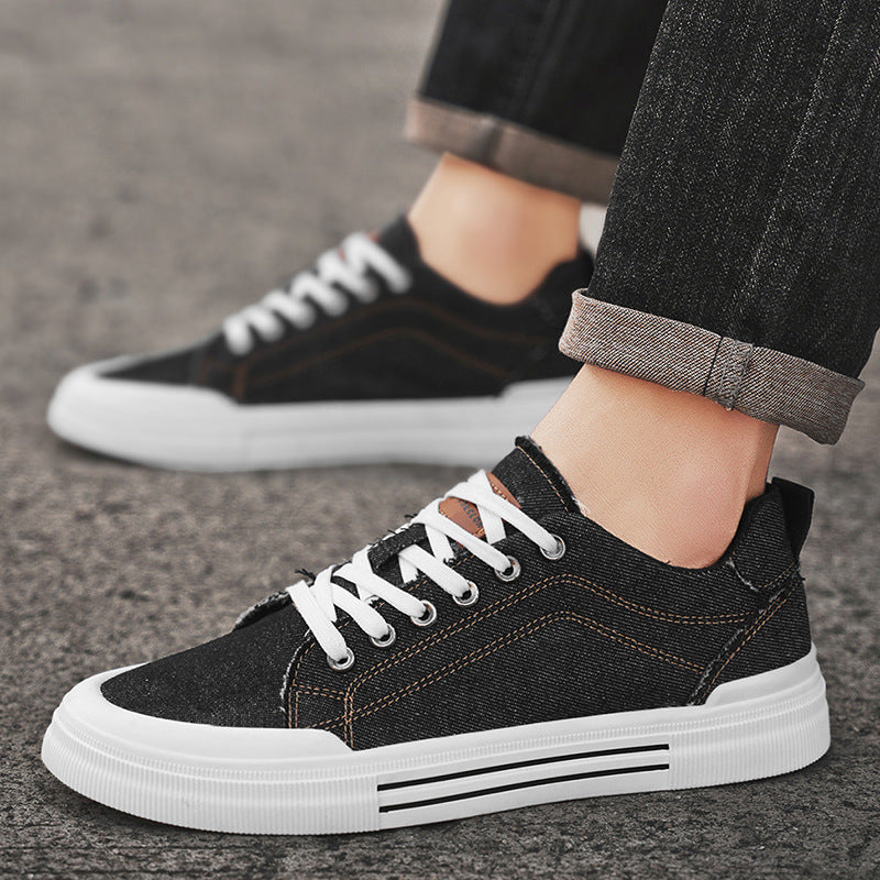 Atmungsaktive Canvas-Sneaker für Herren – Bild 5 | LuxeStyle