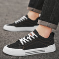 Atmungsaktive Canvas-Sneaker für Herren – Bild 9 | LuxeStyle