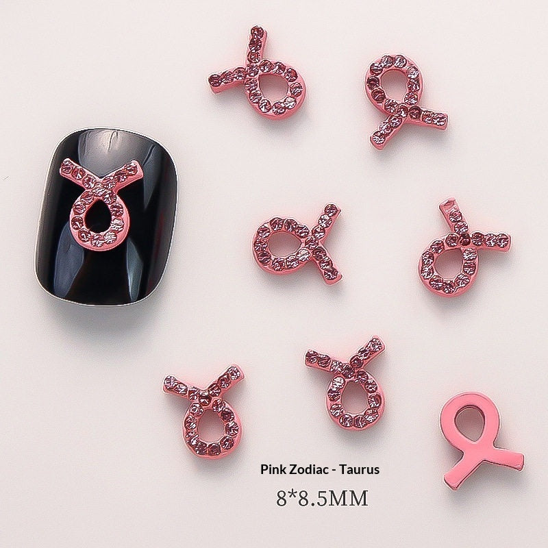 12 Sternzeichen Nagel-Deko Set (10 Stk.)