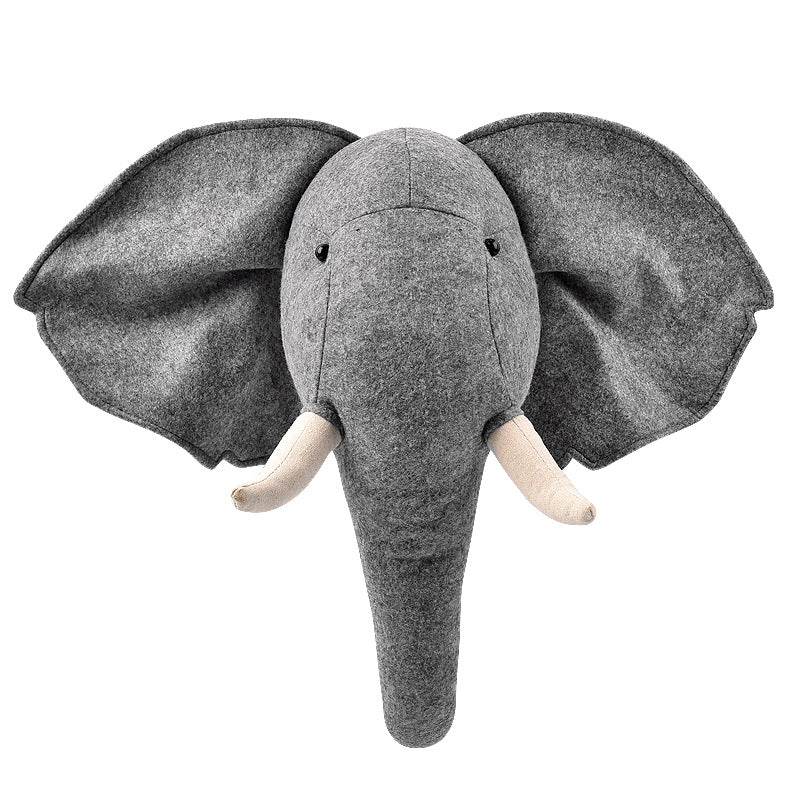 Wanddeko Elefant aus Plüsch – Bild 6 | LuxeStyle