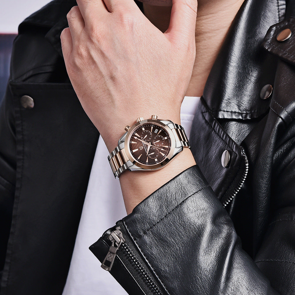 Herren Quarz Chronograph – Wasserdicht – Bild 4 | LuxeStyle