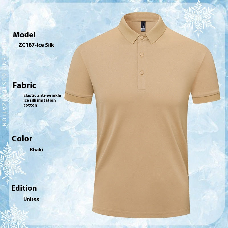 Sommerliches Polo-Shirt aus Eisseide | LuxeStyle