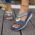 Sandalen mit Metallschliesse und Hanfseil – Bild 1 | LuxeStyle