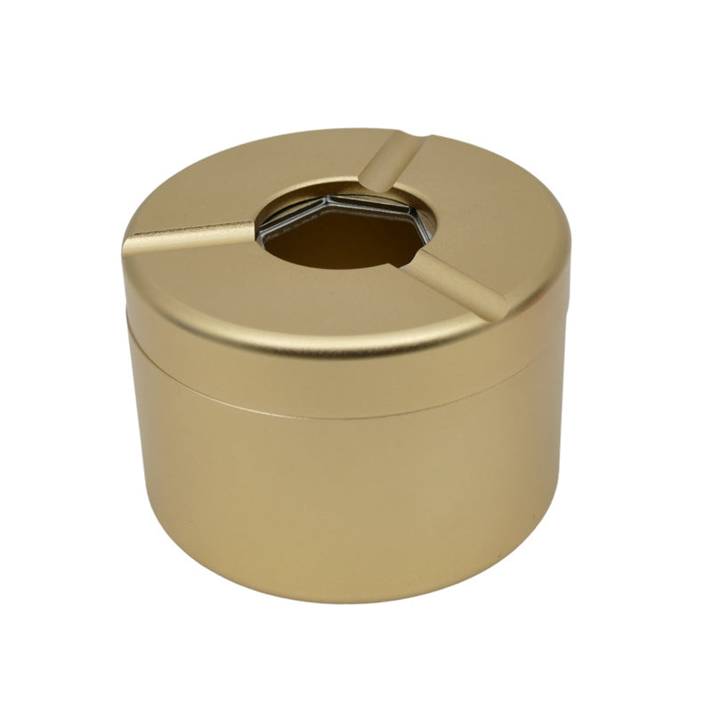 Mechanischer Aschenbecher aus Metall
