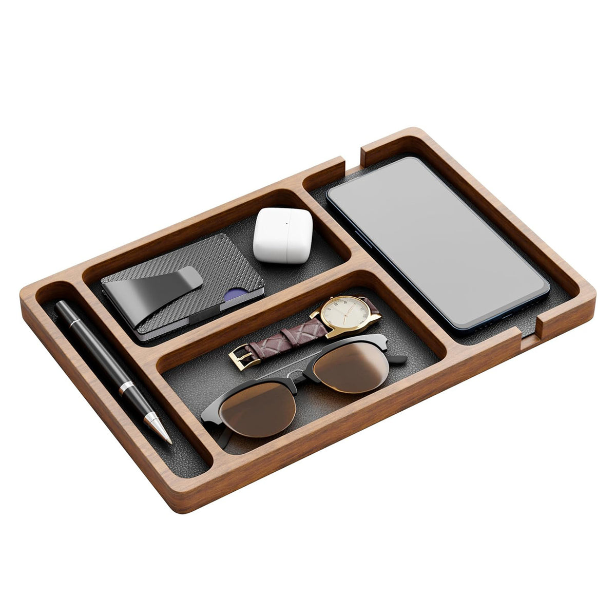 Organizer-Box aus Massivholz – Bild 2 | LuxeStyle