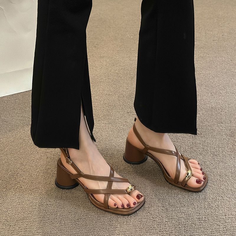 Elegante All-Match Knöchelriemen-Sandalen – Bild 4 | LuxeStyle