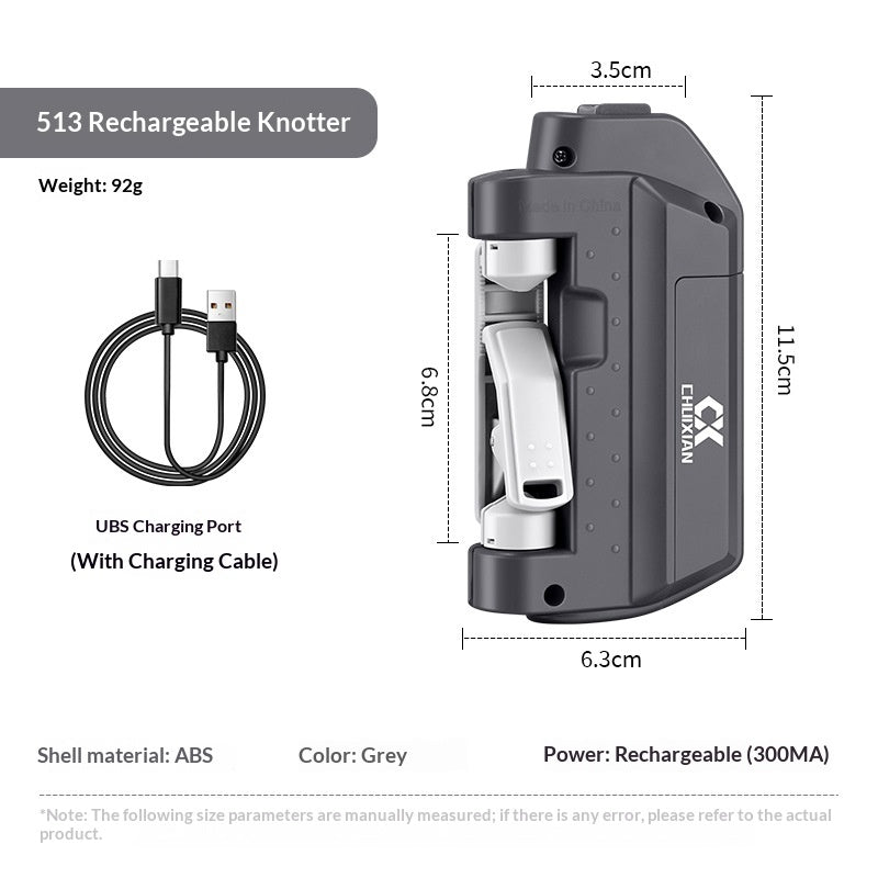 Automatischer Schnur-Knotter für Angelschnüre