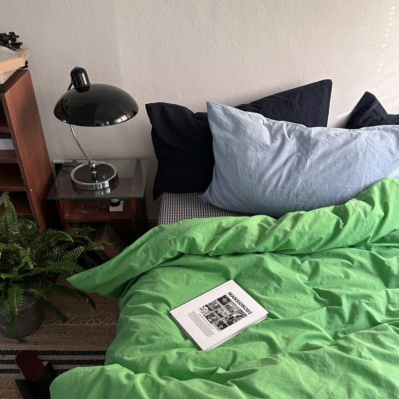 Duvet Cover Plaid Baumwolle
