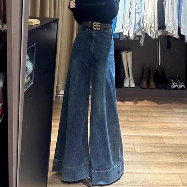 Stretch-Jeans mit weiter Passform