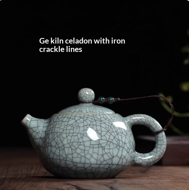 Celadon Ge Kiln Teekanne mit Eisriss-Glasur – Bild 8 | LuxeStyle