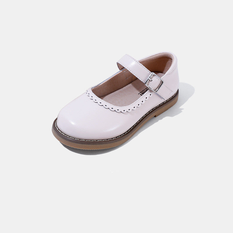 Leder-Halbschuhe für Mädchen – Bild 3 | LuxeStyle