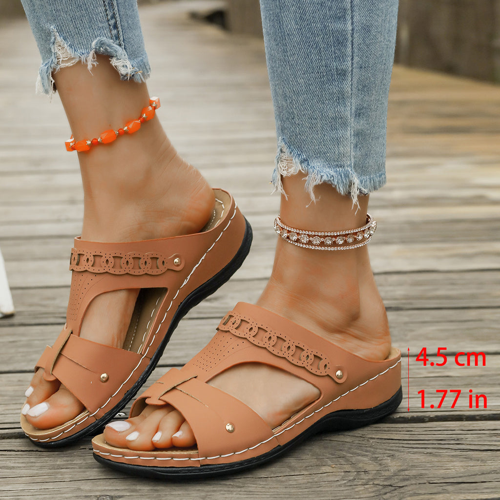 Slope Heel Plus Personalisierte Sandalen – Bild 4 | LuxeStyle