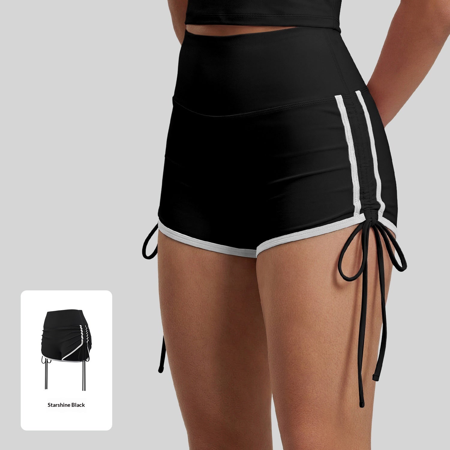 Sport-Shorts mit Kordelzug