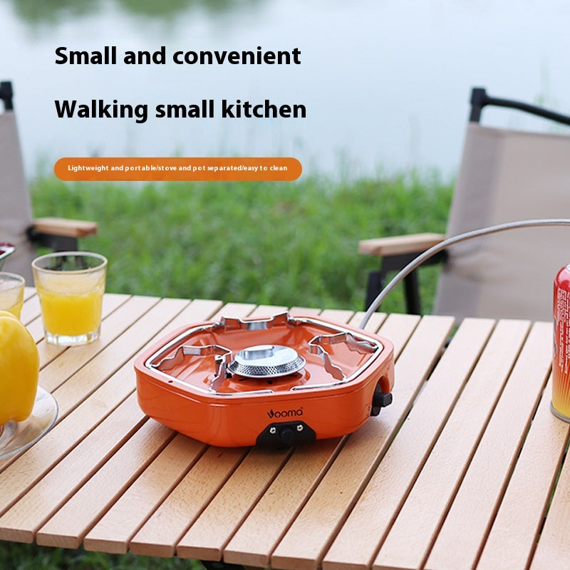 Tragbarer Gasherd für Camping & Picknick