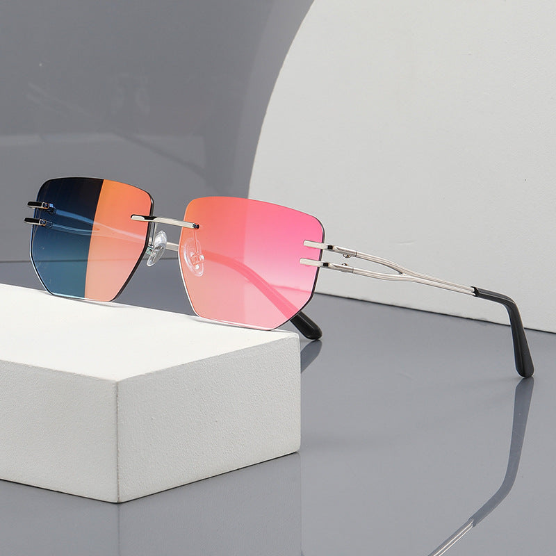 YSM8004 Randlose Sonnenbrille Unisex