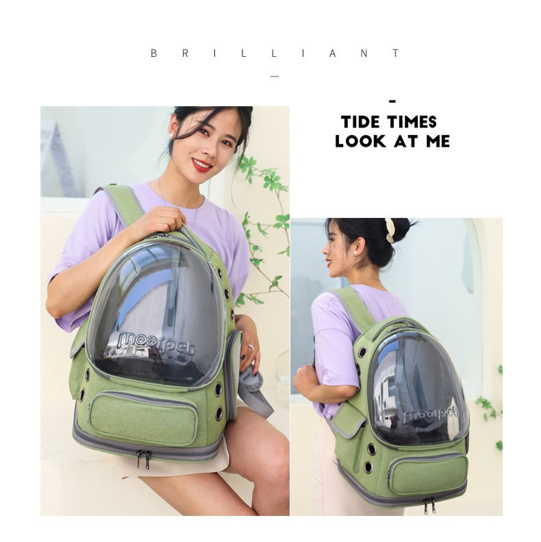 Atmungsaktiver Haustier-Rucksack für unterwegs – Bild 2 | LuxeStyle