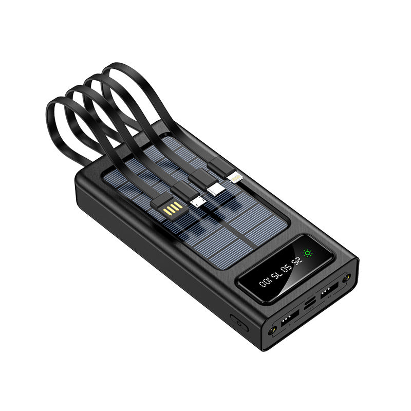 Solar Powerbank mit Digitalanzeige