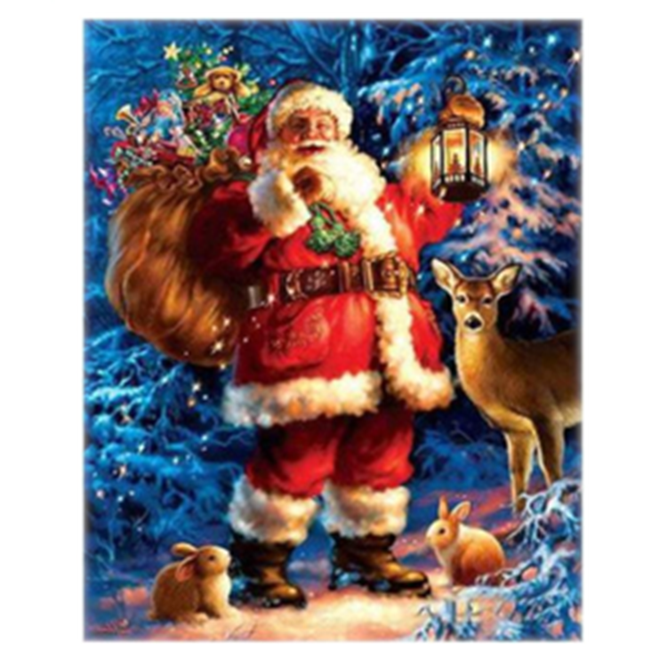 DIY Diamond Painting Set: Weihnachtsposter